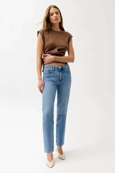 Pistola Aleks Straight Leg Jean In Muse In Blue