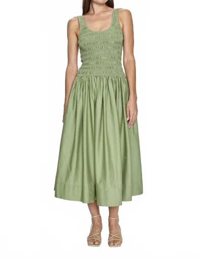 Pistola Alessia Midi Dress In Sage In Green
