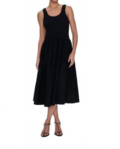 PISTOLA ALESSIA SMOCKED DROP WAIST DRESS IN BLACK
