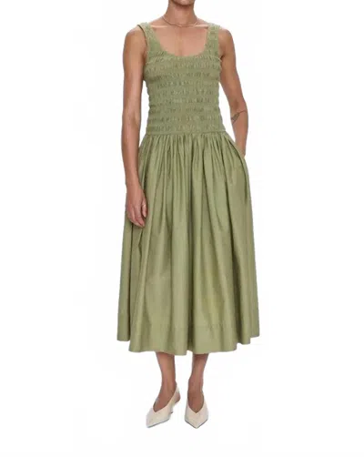 PISTOLA ALESSIA SMOCKED DROP WAIST DRESS IN SAGE