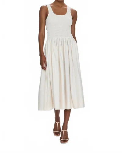 PISTOLA ALESSIA SMOCKED DROP WAIST DRESS IN SHELL