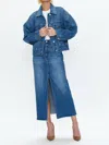 Pistola Alice Denim Maxi Skirt In Multi