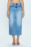 Pistola Alice Midi Skirt In Portrait Vintage In Blue