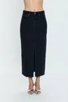 Pistola Alice Denim Midi Skirt In Multi