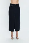 Pistola Alice Denim Midi Skirt In Multi