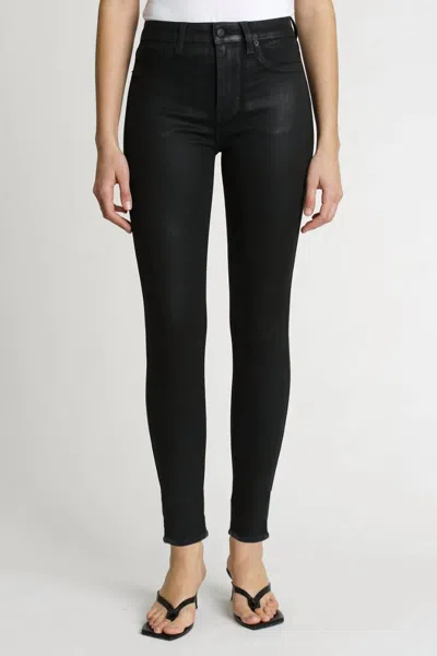 Pistola Aline High Rise Skinny Jean In Coated Night Sky In Black