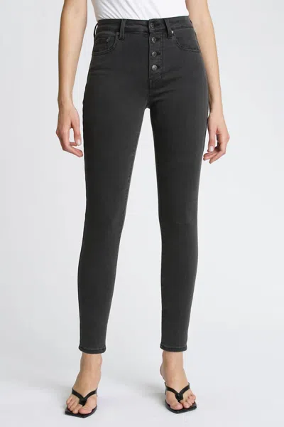 Pistola Aline High-rise Skinny Jeans In Black