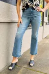 Pistola Ally Ankle Bootcut Jeans In Central Vintage In Blue
