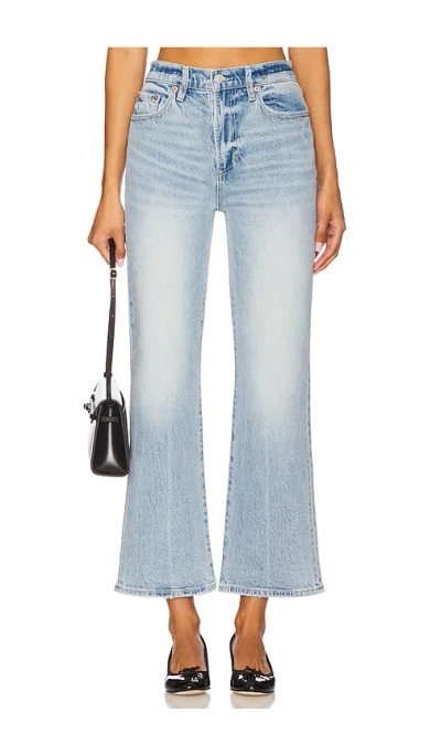 Pistola Ally High Rise Vintage Ankle Boot Jeans In High Tide