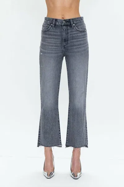 Pistola Ally High Rise Vintage Ankle Boot Jeans In Earl Grey Vintage In Blue