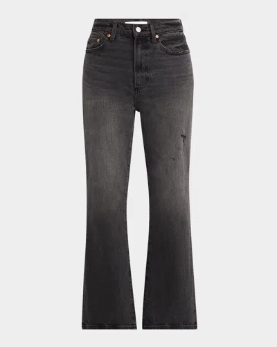 Pistola Ally High-rise Vintage Ankle Bootcut Jeans In After Hours Vintage
