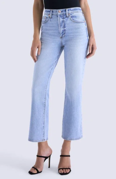 Pistola Ally High Waist Crop Bootcut Jeans In Blue