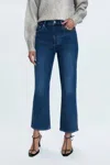 Pistola Ally Highrise Vintage Ankle Bootcut Jeans In Victory In Multi