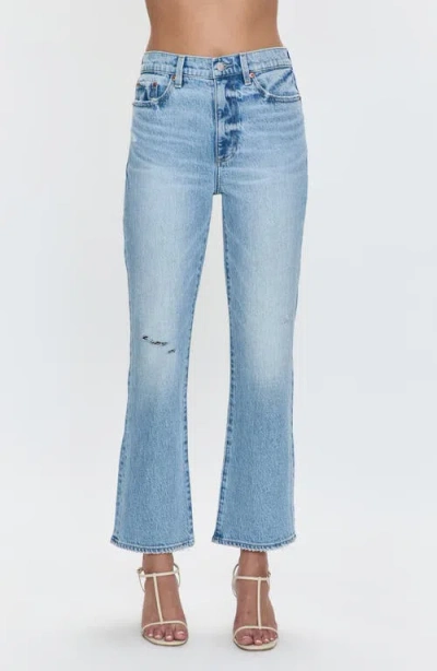Pistola Ally Raw Step Hem High Waist Crop Bootcut Jeans