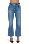 Pistola Ally Raw Step Hem High Waist Crop Bootcut Jeans In Resolution Vintage