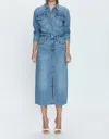 Pistola Denim Amira Midi Dress In Marcel In Multi