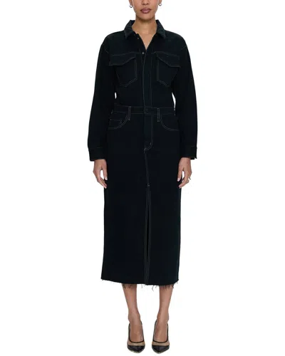 Pistola Amira Midi Dress In Black