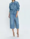 Pistola Denim Amira Midi Dress In Marcel In Multi