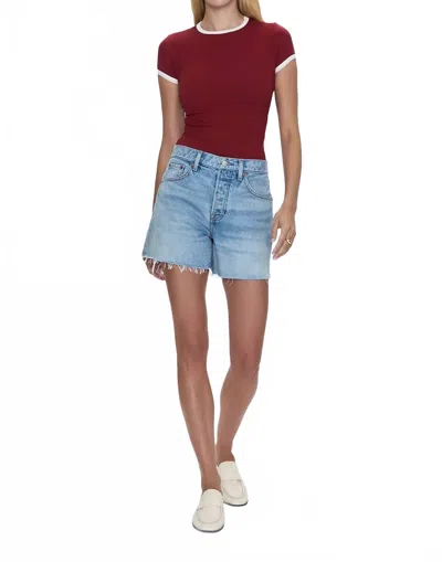 Pistola Andie Denim Short In Notion In Blue