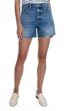 Pistola Andie High Rise Vintage Cut Off Short In Thesis Distressed Wash In Blue