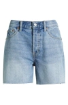Pistola Andie High Waist Denim Cutoff Shorts In Notion