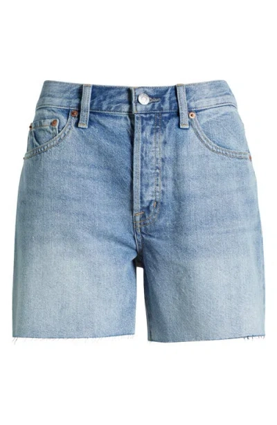Pistola Andie High Waist Denim Cutoff Shorts In Notion
