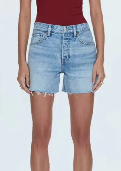 Pistola Andie Vintage Denim Short In Notion In Blue