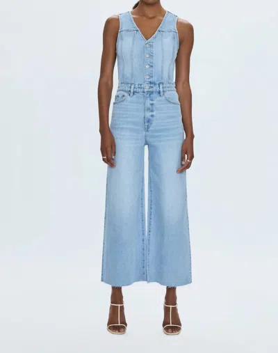 Pistola Aria Cropped Fitted Vest Jumpsuit - Plus In Priority In Multi