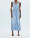 Pistola Aria Cropped Fitted Vest Jumpsuit In Priority