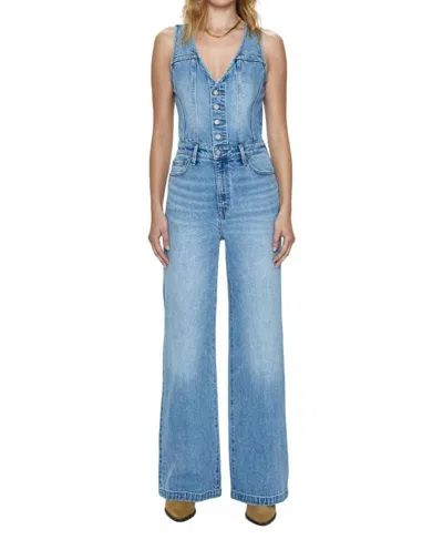 PISTOLA ARIA FITTED VEST JUMPSUIT IN ESSENCE