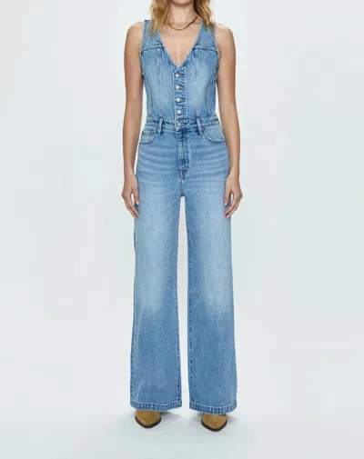 Pistola Aria Jumpsuit In Essence In Blue