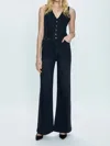 Pistola Aria Wide Leg Denim Jumpsuit In Multi