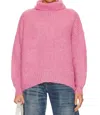 Pistola Ashley Turtleneck Sweater In Aurora Pink In Pink