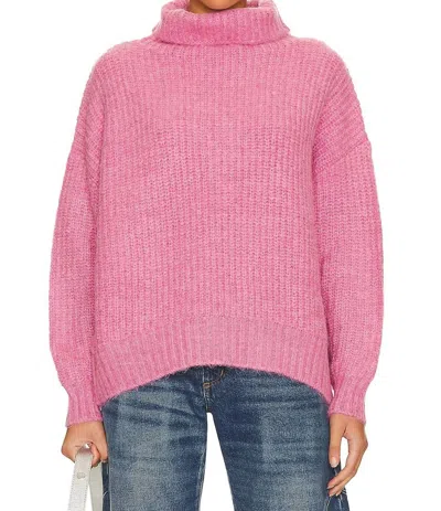 Pistola Ashley Turtleneck Sweater In Aurora Pink