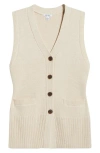 Pistola Audra Vest Cardigan In Soft Dove In Soft Dove