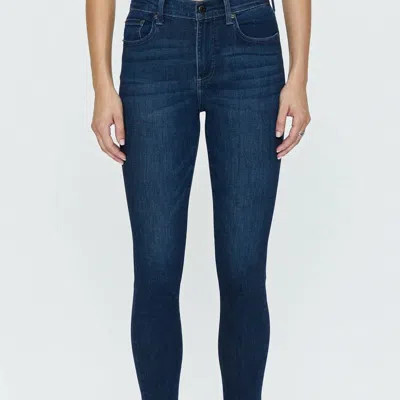 Pistola Audrey Mid Rise Skinny Jean In Campus In Blue