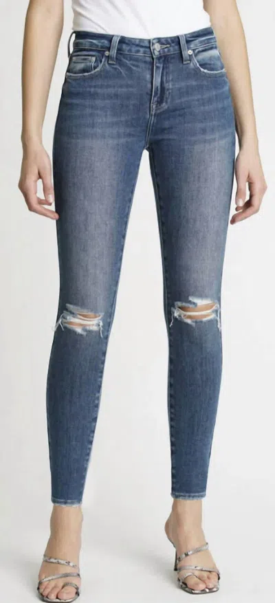 Pistola Audrey Mid Rise Skinny Jeans In Oceanside In Blue