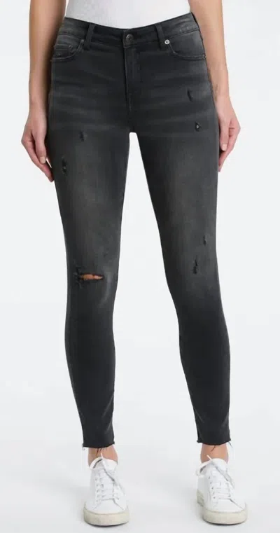 Pistola Audrey Mid Rose Skinny Jean Lisbon In Grey