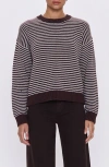 Pistola Aura Stripe Sweater In Brown