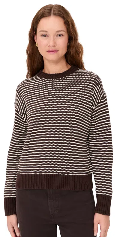 Pistola Aura Crew Neck Sweater In Brown