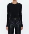 Pistola Bailey Bodysuit In Noir In Black