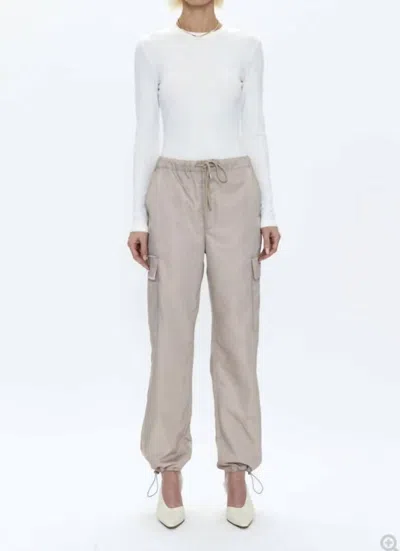 Pistola Bailey Crew Neck Bodysuit In Blanc In White
