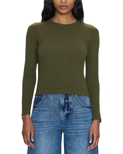 Pistola Bailey Crewneck Top In Green