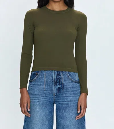 Pistola Bailey Long Sleeve Tee In Admiral In Green