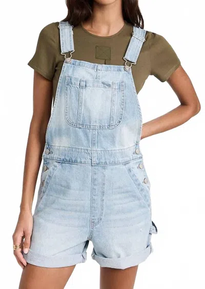 Pistola Beatrix Short Overalls In Surfrider In Blue