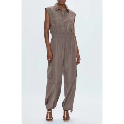 PISTOLA PISTOLA BECCA ZIP FRONT UTILITY JUMPSUIT