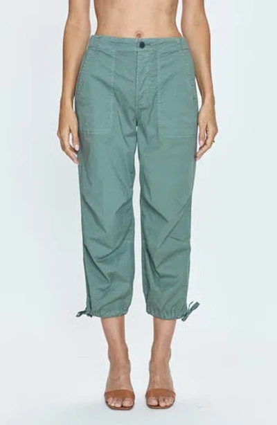Pistola Berkley Parachute Pants In Olivine In Green