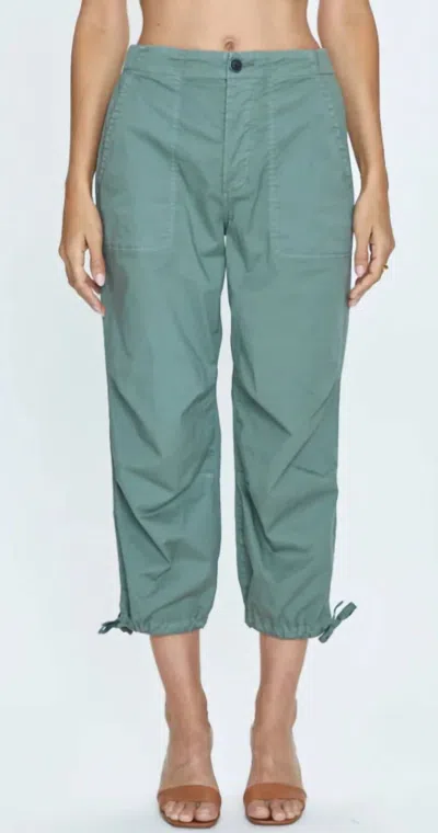 Pistola Berkley Parachute Pants In Olivine In Blue