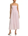 Pistola Bianca Dress In Ruby Stripe