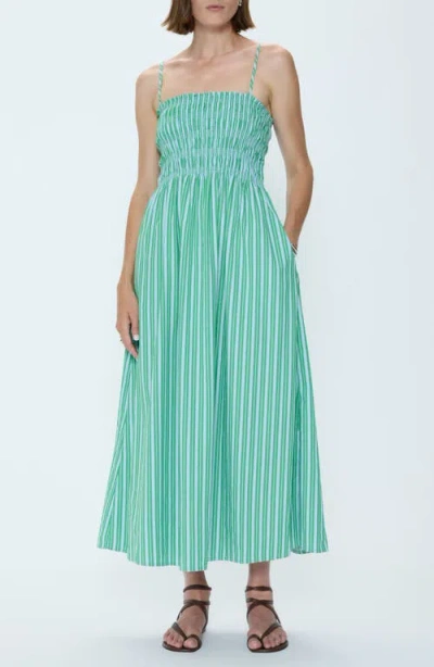 Pistola Bianca Maxi Sundress In Green